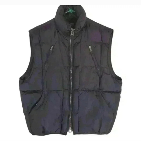 DANIEL CREMIEUX FEATHER DOWN Black Puffer Vest - Picture 1 of 3